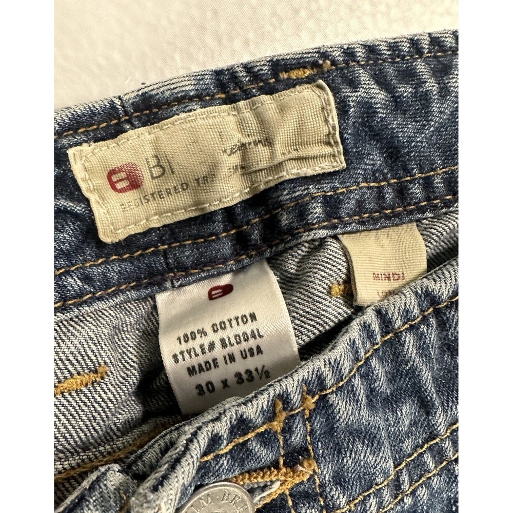 VTG Buckle BKE Jeans Women's 30x33.5 Mindi Blue Light Wash Low Rise Flare Jeans - Picture 7 of 12